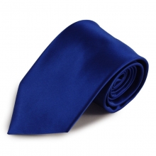 Tmavě modrá mikrovláknová kravata