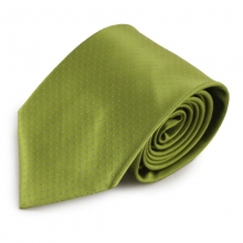 Zelená mikrovláknová kravata s decentním vzorkem