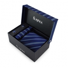 Dárkový set mikrovláknová kravata (modrá)